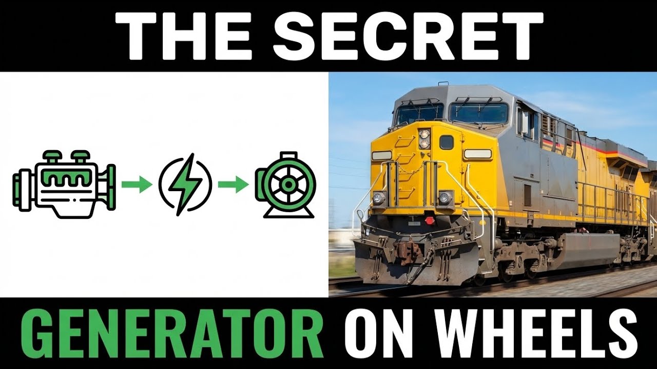 Why Diesel Locomotives Are Actually Electric Generators On Wheels