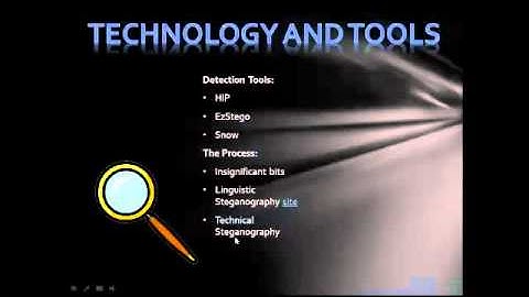 Steganography Detection