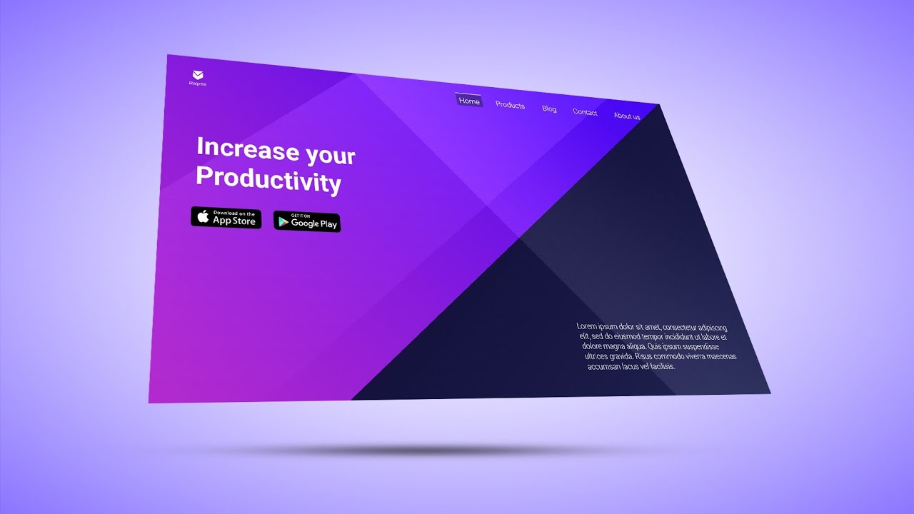 Part 3 How to Create 3D Mockup for Web Page Design in Photoshop Tutorial