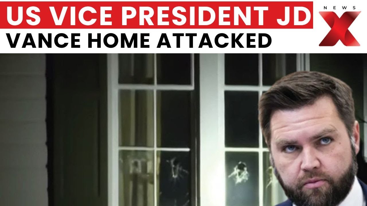 Breaking News: US Vice President JD Vance’s Home Attacked, Windows Smashed | NewsX