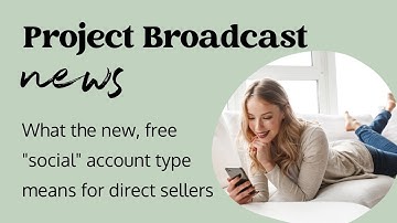 Project Broadcast announcement: free account option!