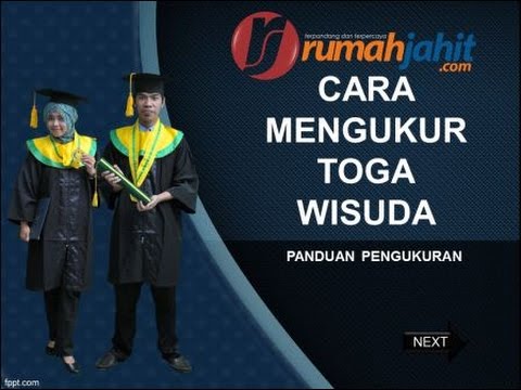 Panduan Pengukuran Toga Wisuda Rumahjahit.com 021 7356891 - YouTube