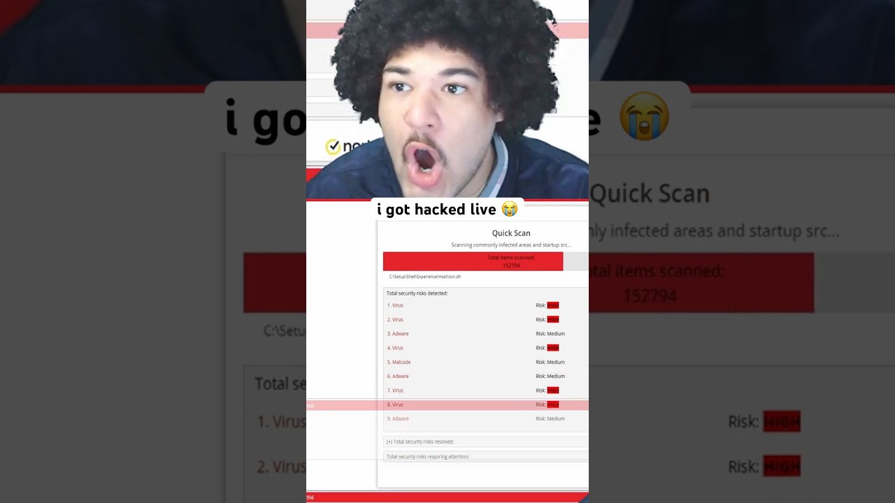 Меня взломали в прямом эфире 😭