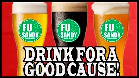 F U Hurricane Sandy! F U with Beer!