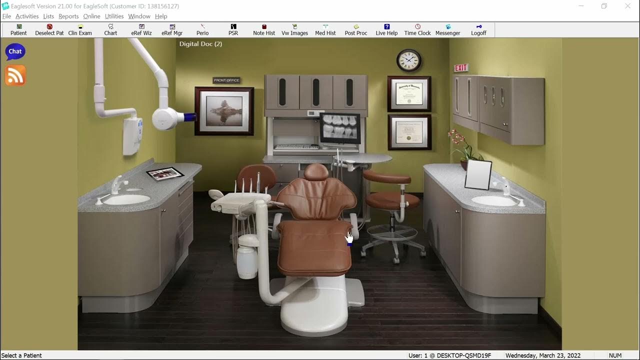 Integration Guide for the Blu Sensor and Eaglesoft YouTube