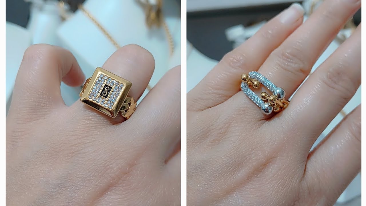 خاتم شبيه الذهب متوفرين فالكاليتي الشابة مرحبا بالجميع