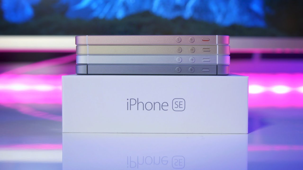 Apple iPhone SE - Desembalaje de todos los colores