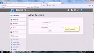Change Dolphin Admin Password screenshot 2
