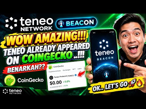 TENEO SUDAH ADA DI COINGECKO..!!! Benarkah? Cek Faktanya 🚀