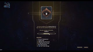 Warframe Mastery Rank 10 test using the cheese method I found!