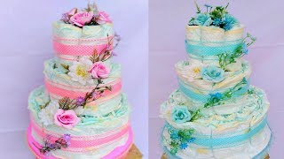 DIY EASY Diaper Cake Ideas