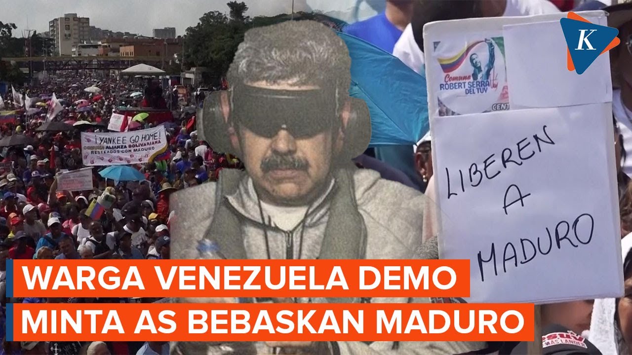 Warga Venezuela Turun ke Jalan Tuntut AS Bebaskan Maduro