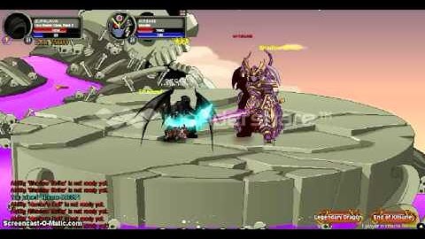 AQW solo Kitsune with Horc Evader Class