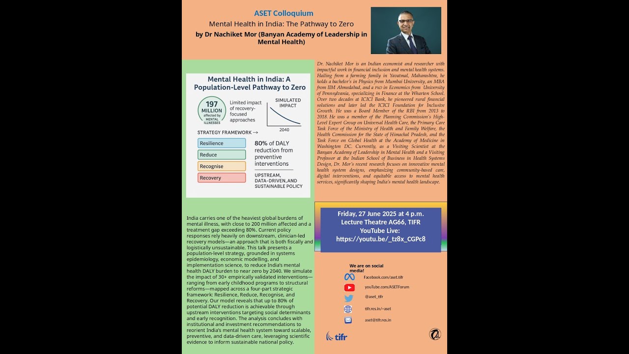 Mental Health in India: The Pathway to Zero