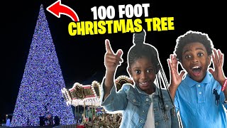 WORLD'S LARGEST CHRISTMAS TREE - 100 FT Tall!