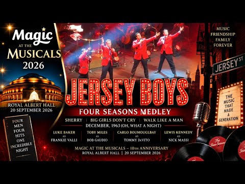 Jersey Boys – FOUR SEASONS MEDLEY | Current UK Tour Cast | Magic at the Musicals 2026