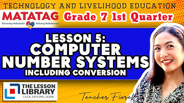 GRADE 7 TLE ICT LESSON 5 COMPUTER NUMBER SYSTEM Conversion Included #thelessonlibrary