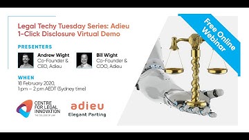 Legal Techy Tuesday Series: Adieu Virtual Demo