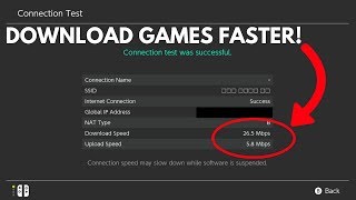 How to DOUBLE YOUR NINTENDO SWITCH DOWNLOAD SPEEDS!! (EASY Tutorial)