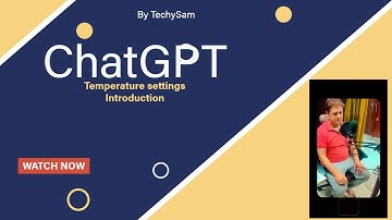 chatGPT temperature settings Introduction - how to get different results from chatgpt