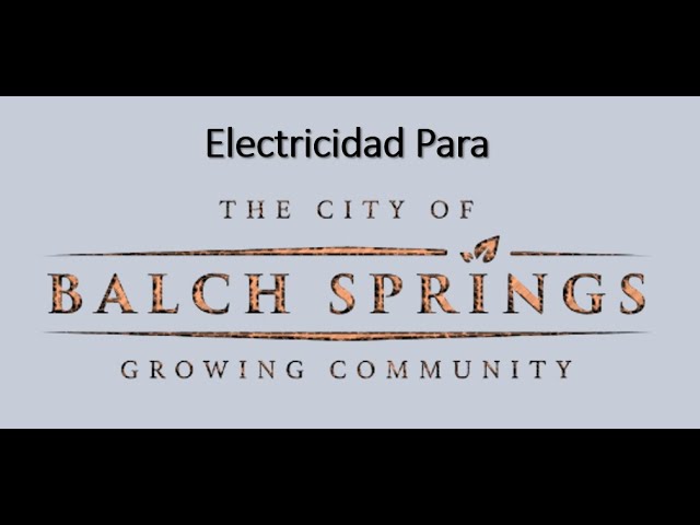 Electricidad Prepagada en Balch Springs