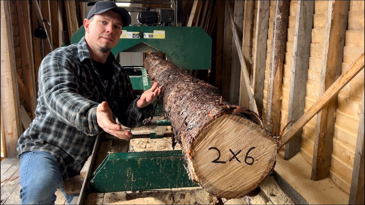 MILLING 2x6 in REAL TIME on the WOODLAND MILLS HM122