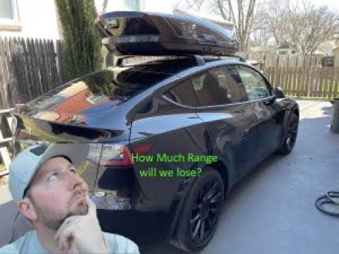Auto Dachträger Tesla Model Y —