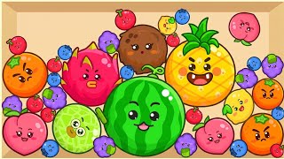 Watermelon Merge Challenge | Can I Reach the Biggest Fruit? screenshot 5