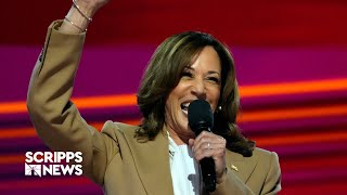 Kamala Harris makes surprise appearance at Democratic National Convention