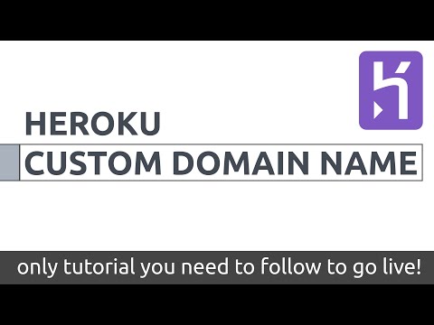 How to Add Custom Domain Name to Heroku App - Heroku Custom Domain Name