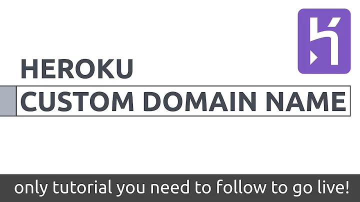 How to Add Custom Domain Name to Heroku App - Heroku Custom Domain Name