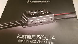 Hobbywing 200 amp esc unboxing
