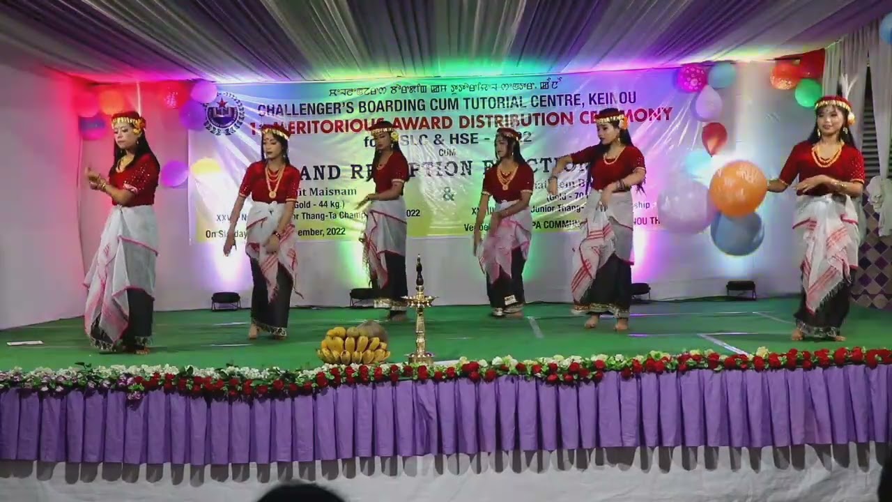 Challenger Boarding cum tutorial centre keinou cultural dance
