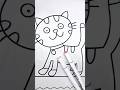 Relaxing ASMR Cat Coloring 🐈 #coloring #asmr