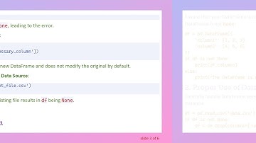 How to Fix AttributeError: NoneType When Accessing DataFrame Columns in Python