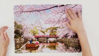 NATURE SAKURA | Japan puzzle | Wooden Jigsaw Puzzle | Unidragon screenshot 5