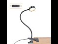 LUXJET LED USB Clip On Desk Reading Lamp