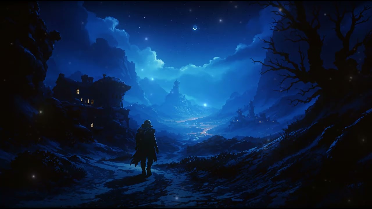 Medieval Night Ambience for Deep Sleep | Calming Sleep Sounds (2 Hours)