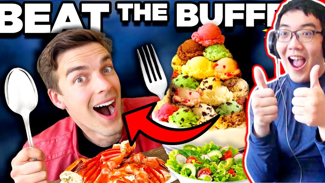 NO CARBS! Go For The STEAKS.. Food Theory How to BEAT the Buffet (Food