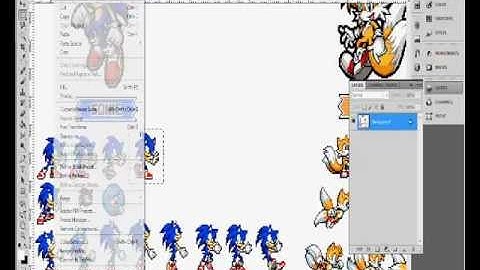 How to make animated sprites for Game Maker, using Photoshop CS5