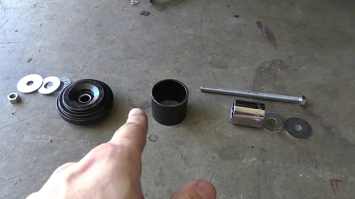 Nizzy gets new knuckle bushings! How to change 370Z rear shock bushings