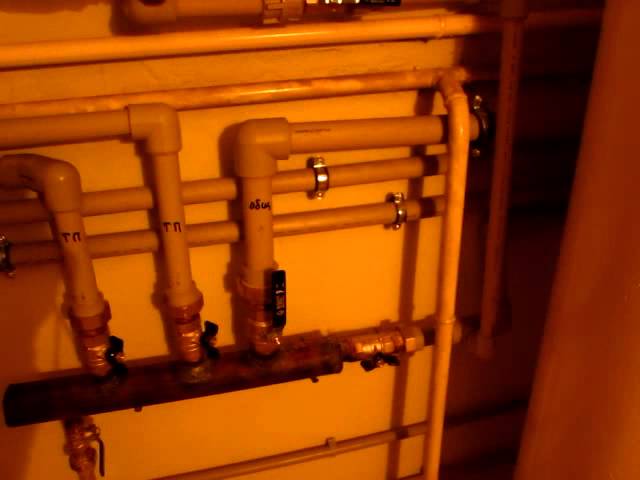 Регулировка температуры водяного теплого пола