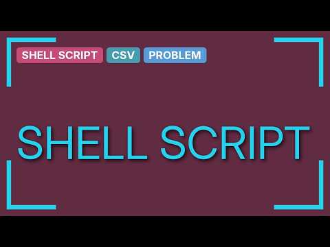 Unix & Linux: shell script read from csv column and search files (2 Solutions!!)