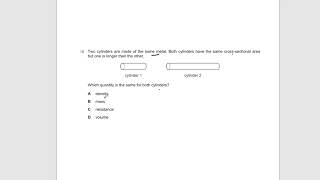 IGCSE Physics (Code: 0625) Density [Question 9]