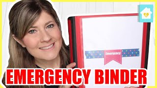 HOW TO CREATE AN EMERGENCY PREPAREDNESS BINDER | EMERGENCY ORGANIZATION 2020
