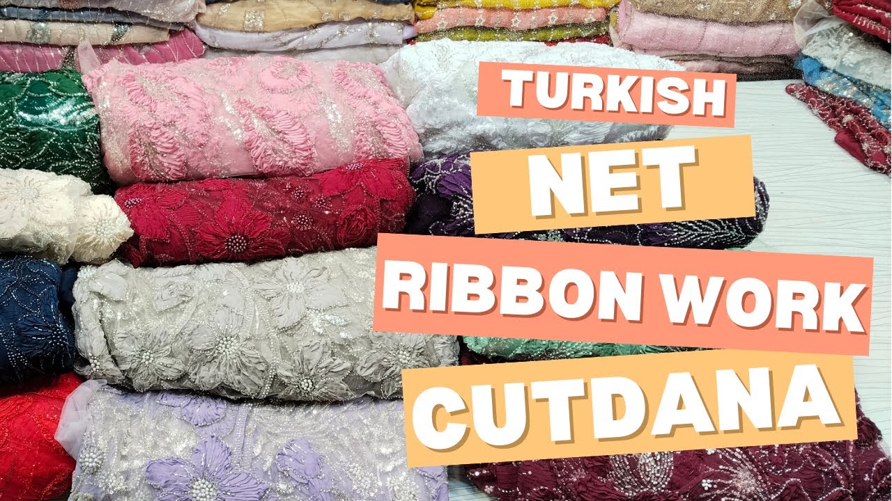 Turkish Net Ribbon Work Cutdana Variety | Latest Fancy & Party Wear Designs|@FashionKaaghar  ✨