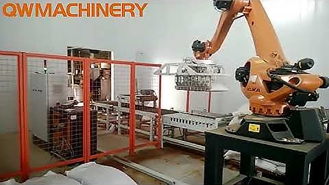 robot arm bag palletizer