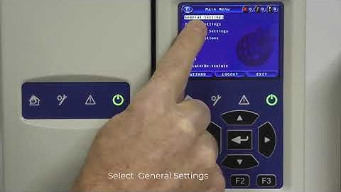 How to set the time and date on a ModuLaser ASD System