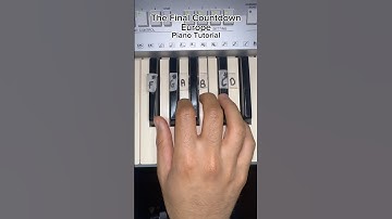 The Final Countdown by Europe Piano Tutorial