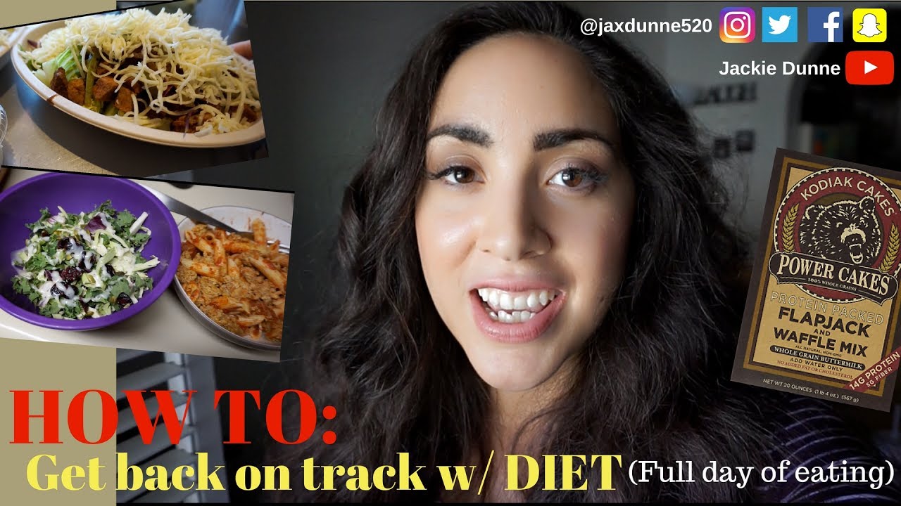 How to get back on track with diet | Easy DIET Tips | Full day of